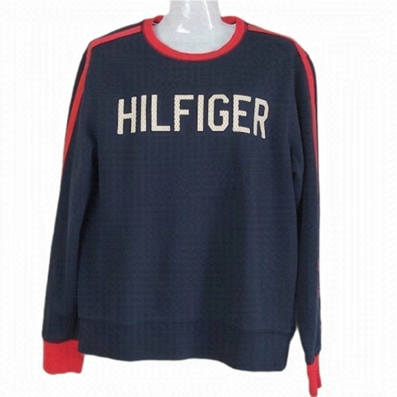 𝅺tommy Hilfiger Sweatshirt Blue M - Picture 1 of 12